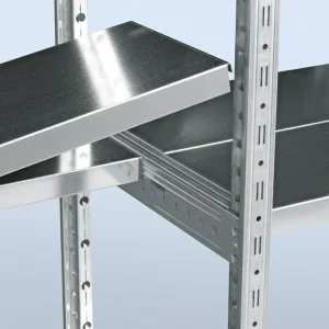 BAUHAUS Scholz Metall-Lagerregal Grundelement Länge: 600 Mm, Breite: 1.250 Mm, Höhe: 3.000 Mm, Traglast: 180 Kg/Boden, Anzahl Böden: 7 Stk. 8