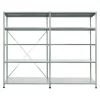 BAUHAUS Scholz Metall-Lagerregal SE Länge: 500 Mm, Breite: 2.060 Mm, Höhe: 1.920 Mm, Traglast: 170 Kg/Boden, Anzahl Böden: 5 Stk. 10