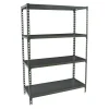 BAUHAUS Simonrack Simonclick Metallregal Mega L X B X H: 30 X 120 X 150 Cm, Traglast: 180 Kg/Boden, Anzahl Böden: 4 Stk., Stecken, Anthrazit 16