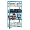 BAUHAUS Simonrack Maderclick Metallregal Super Plus L X B X H: 50 X 110 X 200 Cm, Traglast: 150 Kg/Boden, Anzahl Böden: 5, Stecken, Blau 13