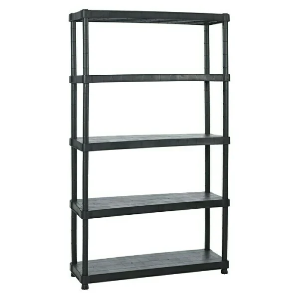 BAUHAUS Regalux Kunststoffregal XL 40 X 120 X 187 Cm, Traglast: 70 Kg/Boden 1