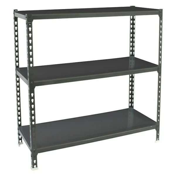 BAUHAUS Simonrack Simonclick Metallregal Mega L X B X H: 50 X 120 X 90 Cm, Traglast: 180 Kg/Boden, Anzahl Böden: 3 Stk., Stecken, Anthrazit 1