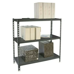BAUHAUS Simonrack Simonclick Metallregal Mega L X B X H: 50 X 120 X 90 Cm, Traglast: 180 Kg/Boden, Anzahl Böden: 3 Stk., Stecken, Anthrazit 8