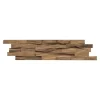 BAUHAUS Indo Holzpaneel 3D Wall Beachwood Nature Walnuss, 610 X 150 X 10 Mm, 10 Paneele 19