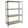 BAUHAUS Simonrack Maderclick Metallregal L X B X H: 50 X 90 X 150 Cm, Traglast: 150 Kg/Boden, Anzahl Böden: 4, Stecken, Anthrazitgrau 16