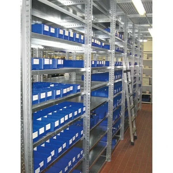BAUHAUS Scholz Metall-Lagerregal Grundelement Länge: 600 Mm, Breite: 1.250 Mm, Höhe: 3.000 Mm, Traglast: 180 Kg/Boden, Anzahl Böden: 7 Stk. 4