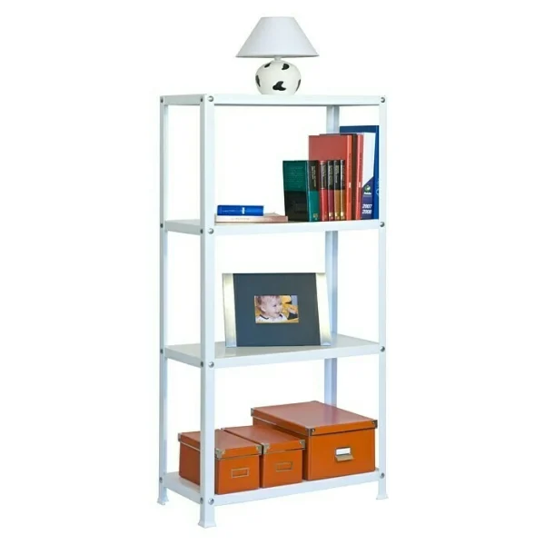 BAUHAUS Simonrack Homeclassic Metallregal L X B X H: 30 X 80 X 160 Cm, Traglast: 100 Kg/Boden, Anzahl Böden: 4 Stk., Schrauben, Weiß 4