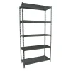 BAUHAUS Simonrack Simonclick Metallregal L X B X H: 50 X 90 X 180 Cm, Traglast: 180 Kg/Boden, Anzahl Böden: 5 Stk., Stecken, Anthrazit 14