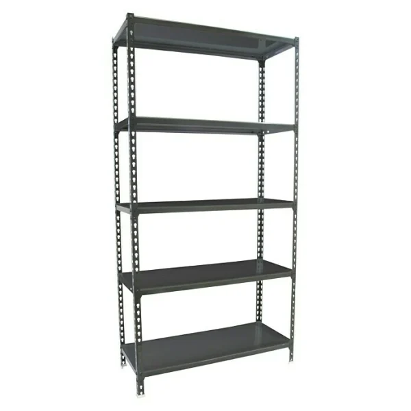 BAUHAUS Simonrack Simonclick Metallregal L X B X H: 50 X 90 X 180 Cm, Traglast: 180 Kg/Boden, Anzahl Böden: 5 Stk., Stecken, Anthrazit 1
