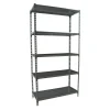 BAUHAUS Simonrack Simonclick Metallregal Mega L X B X H: 40 X 120 X 200 Cm, Traglast: 180 Kg/Boden, Anzahl Böden: 5 Stk., Stecken, Anthrazit/Silber 16