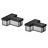 BAUHAUS Scholz System Abdeckkappen-Set 2 Stk., Kunststoff 22