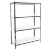 BAUHAUS Simonrack Simonclick Metallregal L X B X H: 40 X 100 X 150 Cm, Traglast: 180 Kg/Boden, Anzahl Böden: 4 Stk., Stecken, Anthrazit/Weiß 11