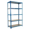BAUHAUS Simonrack Simonclick Metallregal Plus L X B X H: 40 X 100 X 200 Cm, Traglast: 180 Kg/Boden, Anzahl Böden: 5 Stk., Stecken, Blau 11
