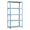 BAUHAUS Simonrack Maderclick Metallregal L X B X H: 40 X 90 X 180 Cm, Traglast: 150 Kg/Boden, Anzahl Böden: 5, Stecken, Blau 13