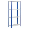 BAUHAUS Simonrack Homeclassic Metallregal L X B X H: 30 X 80 X 160 Cm, Traglast: 100 Kg/Boden, Anzahl Böden: 4 Stk., Schrauben, Blau 10
