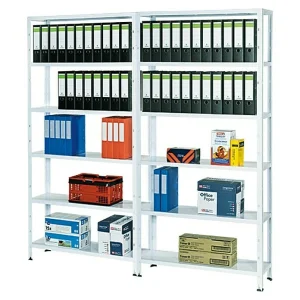 BAUHAUS Regalux Aktenregal Office 100 30 X 100 X 209 Cm, Traglast: 60 Kg/Boden, Weiß 11