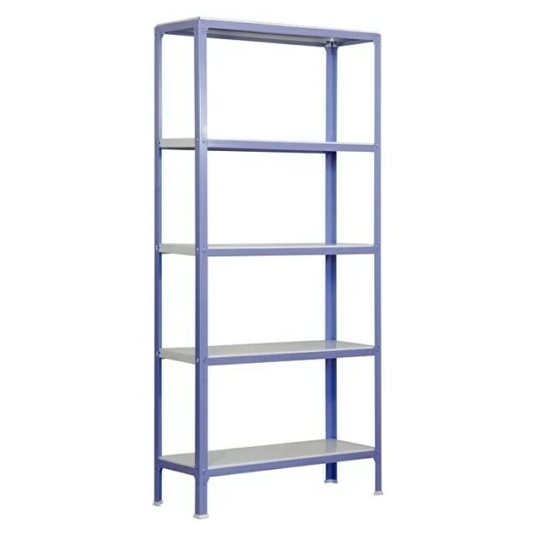 BAUHAUS Simonrack Homeclick Metallregal Mini L X B X H: 40 X 80 X 180 Cm, Traglast: 150 Kg/Boden, Anzahl Böden: 5 Stk., Lila 1
