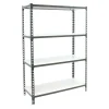 BAUHAUS Simonrack Simonclick Metallregal Super Plus L X B X H: 30 X 110 X 150 Cm, Traglast: 180 Kg/Boden, Anzahl Böden: 4 Stk., Stecken, Anthrazit/Weiß 14