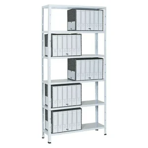 BAUHAUS Regalux Aktenregal Office 100 30 X 100 X 209 Cm, Traglast: 60 Kg/Boden, Weiß 15