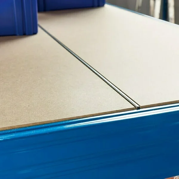 BAUHAUS Regalux Metall-Schwerlastregal Mega L X B X H: 70 X 240 X 200 Cm, Traglast: 450 Kg/Boden, Anzahl Böden: 5 Stk., Stecken, Blau 3