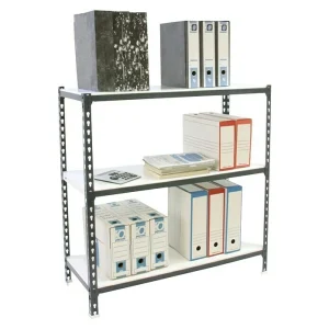 BAUHAUS Simonrack Simonclick Metallregal L X B X H: 50 X 90 X 100 Cm, Traglast: 180 Kg/Boden, Anzahl Böden: 3 Stk., Stecken, Anthrazit/Weiß 8