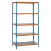BAUHAUS Simonrack Simonclick Metallregal Mini L X B X H: 40 X 80 X 180 Cm, Traglast: 180 Kg/Boden, Anzahl Böden: 5 Stk., Stecken, Blau/Orange 17