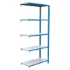 BAUHAUS Simonrack Simonoffice Aktenregal Anbauelement L X B X H: 40 X 90 X 210 Cm, Traglast: 200 Kg/Boden, Anzahl Böden: 5, Blau 16
